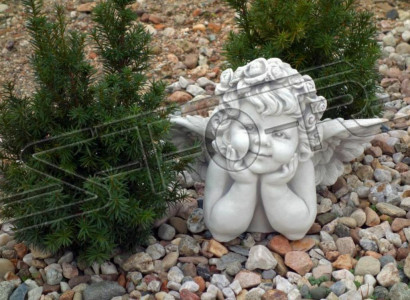 Grave decoration gravestone decoration figure sculpture angel decoration God holy